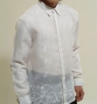 Men's Barong White Jusi fabric 100762 White Men's Barong White Jusi fabric 100762 White